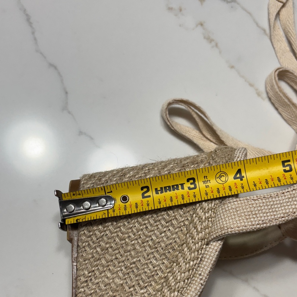 Kelly & Katie Beige Lace-Up Espadrilles - Picture 11 of 17